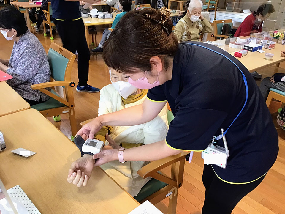 朝の健康チェックと体操